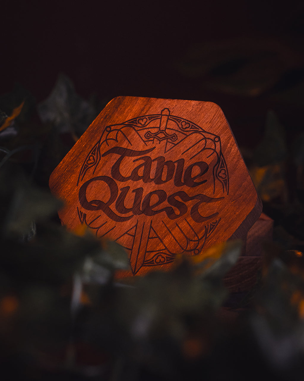 Boîte hexagonale pour 7 dés